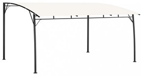 krémszínű kerti napellenző 4 x 3 x 2,55 m