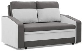 Hewlet kanapé, szövet anyag, szürke - fehér