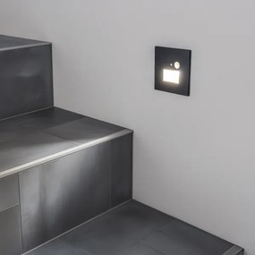 LED lépcsővilágító lámpatest mozgásérzékelővel LED/1,5W/230V 3000/4000/6000K antracit