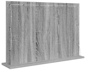 Pipere Tükör Szürke Sonoma Részecske lemez 80 x 55 x 18 cm