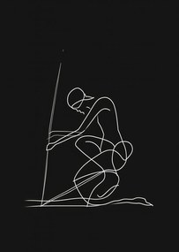 Poszter 64x90cm Vonal