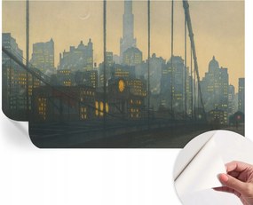 Öntapadós tapéta 3D fali ragasztóval Esti panoráma 416x254 cm