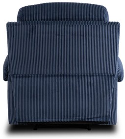 TV és Relaxfotel Sötétkék Kordbársony Szövettel. TORRES