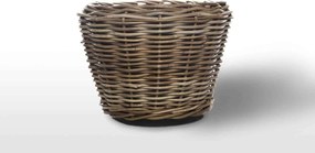 Virágtartó fedél kerti Grasse Ø43x33 Vimine natúr Homms