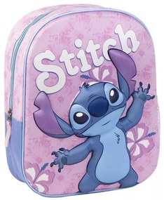 Disney Lilo és Stitch, A csillagkutya Hibiscus 3D hátizsák, táska 31 cm