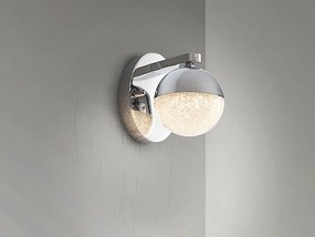 SCHULLER 793168 SPHERE Króm Színű Fali Lámpa LED 5W IP20