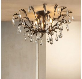 ONLI - TERESA mennyezeti lámpatest 3xE14/6W/230V bronzszínű