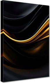 Vászonkép 20x30 Selyem arany szalag