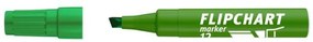 Flipchart marker, 1-4 mm, vágott, ICO Artip 12 , zöld (TICA12Z)