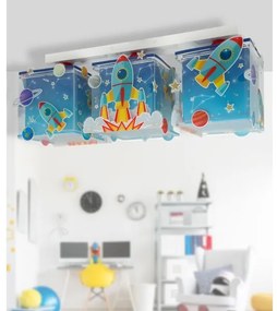 Dalber 63353 - Gyerek mennyezeti lámpa ROCKET 3xE27/15W/230V