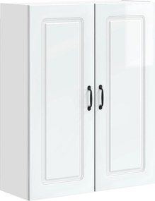 vidaXL Konyhaszekrény Kalmar Magas Fényű Fehér 80 x 31 x 100 cm