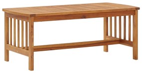 Tömör akácfa dohányzóasztal 102 x 50 x 43 cm