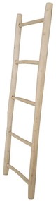 Dekorációs létra teak fából, natúr, 50x150 cm
