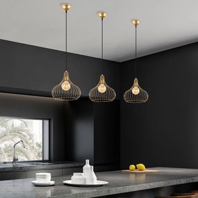 Függőlámpa fém búrával ø 22 cm Teldemia – Opviq lights