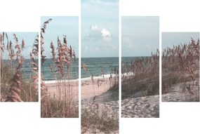 Kép - Rózsaszín strand (150x105 cm)