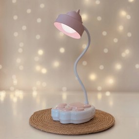 Led-es Olvasóasztali Lámpa Lányoknak Gyerekeknek Rózsaszín Éjszakai