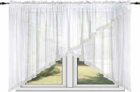 Függöny Kész Strassz Fátyol 150x400 Fehér Gyémánt