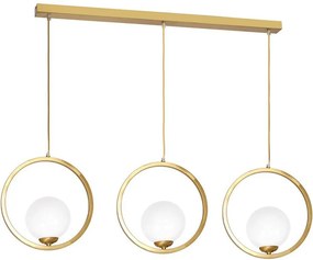 MILAGRO MLP5574 VIENNA Glamour Függesztett Lámpa Sárgaréz E14 IP20