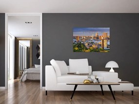 Kép - panoráma Rotterdam, Hollandia (90x60 cm)