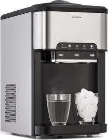 Klarstein Aqueous, jégkocka készítő 3 az 1-ben, jégkocka, 20 kg/24 h, vízadagoló: hideg és meleg