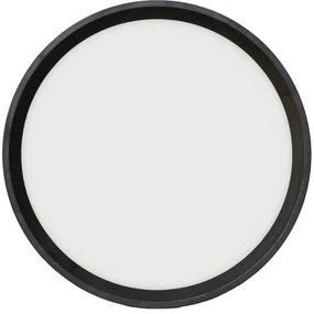 Fulgur 41811 - LED Mennyezeti lámpa NOMY LED/18W/230V átm. 23 cm fekete