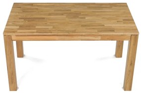 Tömör Tölgy Étkezőasztal 140×80 cm. DS-H140 DUB