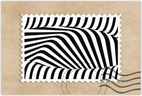 Poszterek 60x40 Absztrakt fekete-fehér