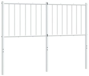 fehér fém fejtámla 120 cm