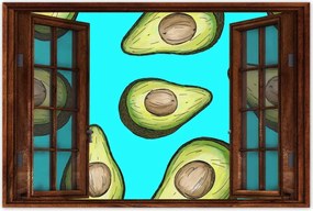 Poszterek 90x60 Avokádó Gyümölcs Natu mag