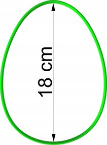 Húsvéti Forma Mézeskalács lyukasztó Húsvéti Tojás 18cm