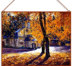 Guy Orlando Rose - Notre Dame de Grace üvegkép, falikép