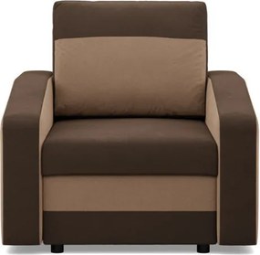 Hewlet fotel, szövet anyag, bonell töltet, barna