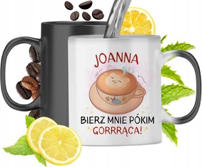 Mágikus bögre Johannának Fekete matt nyomott mintával 330ml