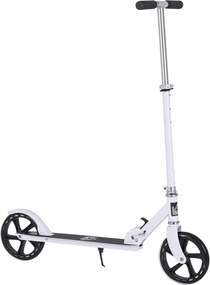 HOMCOM Összecsukható Roller Gyerekeknek 7-14 Év 4 Szintben Állítható Magasságú Kormány 88x37x100 cm Fehér | Aosom