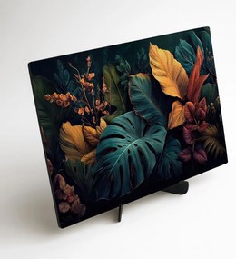 DUBLEZ | Modern kép a nappaliba - Neon dzsungel