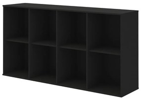 Fekete moduláris polcrendszer 136x69 cm Mistral Kubus - Hammel Furniture