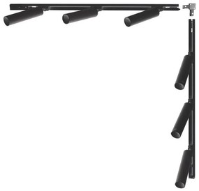 Zuma Line 3577 - LULU sínes rendszerű spotlámpa 6xGU10/35W/230V fekete