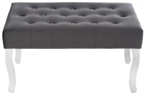 Stílusos ülőke előszobába szürke 80 cm