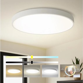 Brilagi - POOL LED mennyezeti lámpatest 128W/230V, 3000/4500/6000K, átmérő 100 cm, fehér