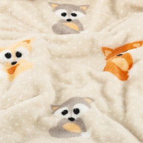 4Home Soft Dreams Little Fox pléd, 150 x 200 cm