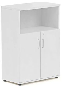 Visio közepes szekrény 80 x 38,5 x 113 cm, fehér