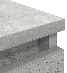 betonszürke szerelt fa TV-szekrény 40x35x54 cm