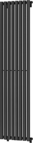 Mexen Nevada  Art  decor radiátor 1800 x 480 mm, 940 W, fekete - W201-1800-480-00-70 Dekor radiátor