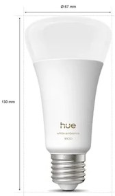 Dimmelhető LED izzó Philips Hue WHITE AMBIANCE E27/11,8W/230V 1000-20000K