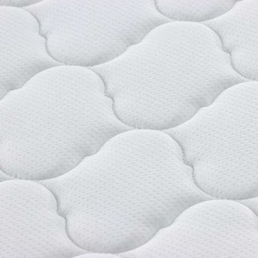 Matrac Kókuszréteggel Fehér 160 x 80 cm PU hab