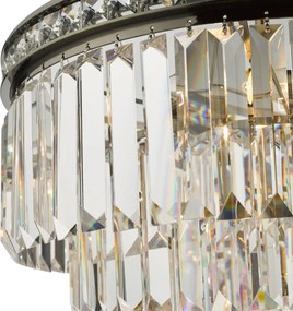 Dar Lighting glamour kristály modern függeszték vyana antik sárgaréz darvya0475
