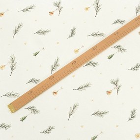 Goldea karácsonyi viaszosvászon méteráru - karácsonyi díszek 160 cm