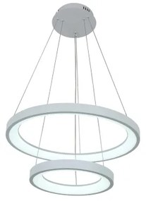 Brilagi - LED dimmelhető csillár kábellel FALCON SLIM LED/68W/230V Ø 50 cm fehér + távirányító
