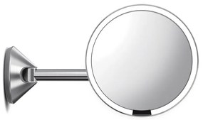 Fali-kozmetikai tükör világítással-nagyítós (ötszörös) ø 20 cm Sensor – simplehuman