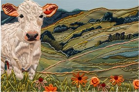 Kép - Kötött motívum utánzata (90x60 cm)